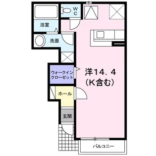 メゾンアルモニー【1階】の間取り