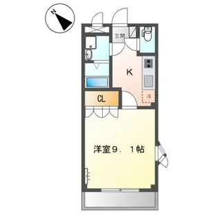 シャロン【1階】の間取り