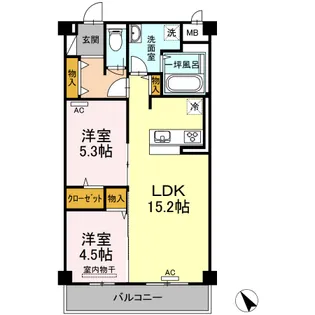ポラリス【3階】の間取り