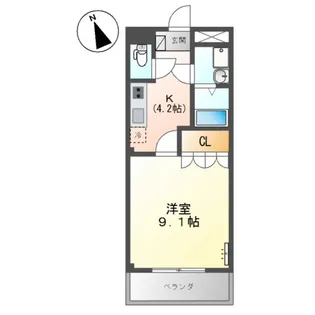 コンフォール【2階】の間取り
