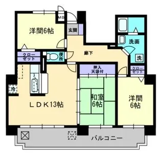 アーバン松浜【2階】の間取り