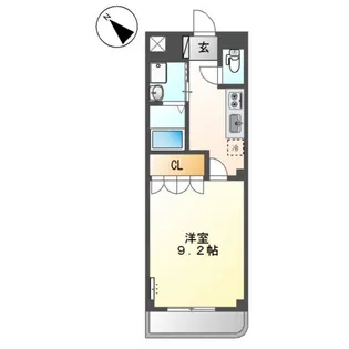 サンラヴィアン【1階】の間取り