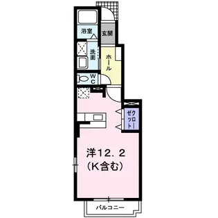 ラフレシール【1階】の間取り