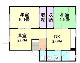 ハーベスト川入【2階】の間取り
