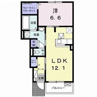 ネスル【1階】の間取り