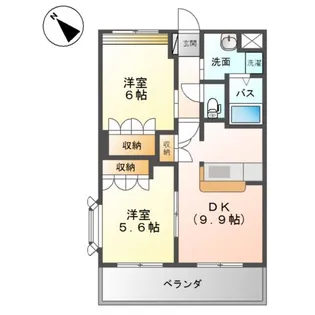 ドリームエンジェル【2階】の間取り