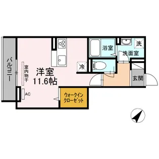 ラ・カーサ・セレーナ【3階】の間取り