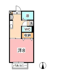ニングル土倉 C【1階】の間取り