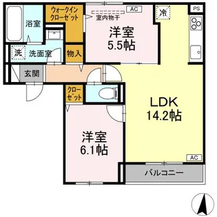 さくらハウス【3階】の間取り