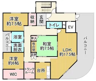 SUN16笠岡駅前ビル【5階号室】の間取り
