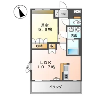 フローラルスクエア【2階】の間取り