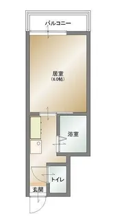大福マンションⅡ【5階】の間取り