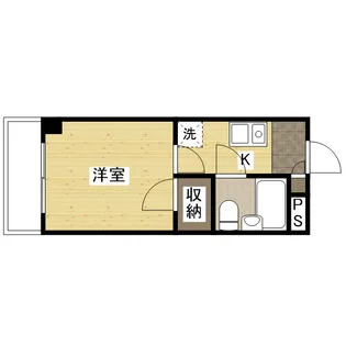 リバティ丸之内【322号室】の間取り