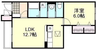 サンクレスト B【1階】の間取り