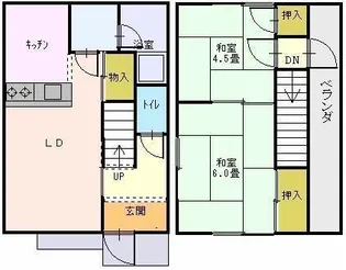 広島県福山市新涯町4丁目【一戸建】の間取り