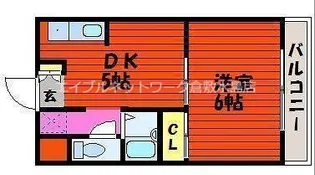 ピープル【3階】の間取り