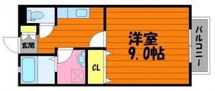 1Kの間取り画像