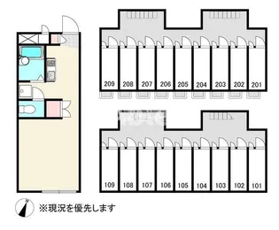 リバーサイドTMI【2階】の間取り