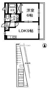 グランティーア【203号室】の間取り