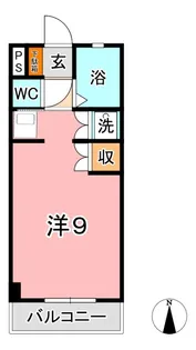 サンライズブルー【2階】の間取り