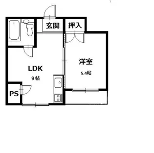 シーアイマンション【2階】の間取り