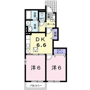 ヴィラマルガリーダ【1階】の間取り