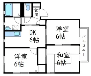 ルイール五番館【1階】の間取り