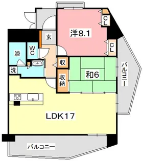 両備グレースマンション倉敷南町【304号室】の間取り