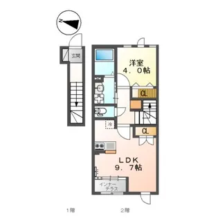 ミュゲ【2階】の間取り