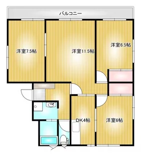 プリマヴェーラ【201号室】の間取り