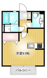 ビューティフルハイム B棟【102号室】の間取り