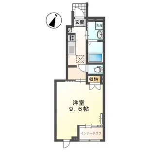 仮)スターテラス七日市【1階】の間取り