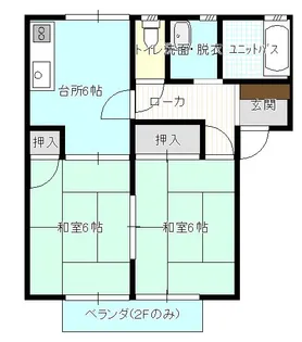 アメニティ横尾【1階】の間取り