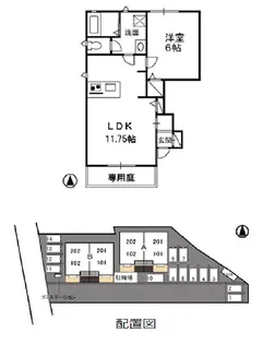 ベージョ・ビーダB【1階】の間取り