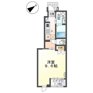メイグリーン【1階】の間取り