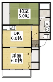 アルペンピーター【2階】の間取り