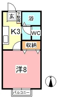 セジュール大樹【1階】の間取り