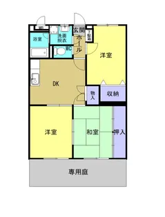 ピュアラ【1階】の間取り