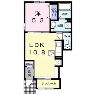 ラ フレーズ【1階】の間取り