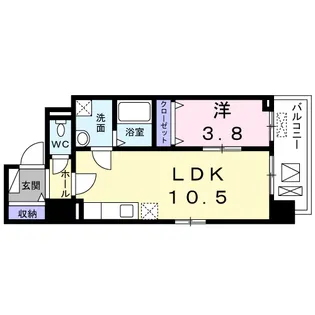 アルテミスコート【4階】の間取り