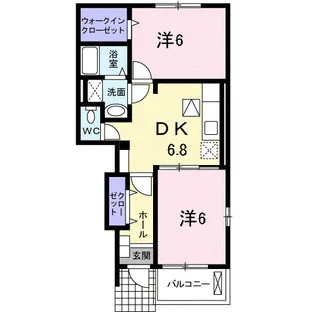 アージュ【1階】の間取り