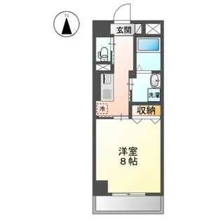 グラン ソート 柳町【8階】の間取り