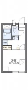 レオパレスアルブルⅠ【2階】の間取り