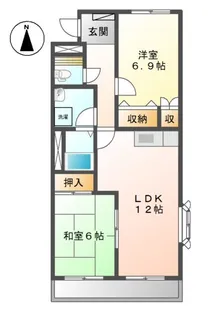 ティーワイケイ【2階】の間取り