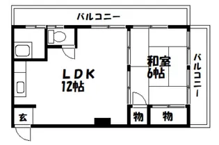 高橋マンション【202号室】の間取り