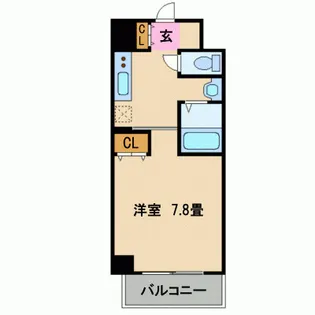 シンメイロード【301号室】の間取り