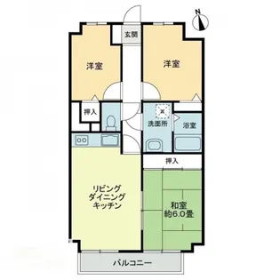 スカール太田【302号室】の間取り