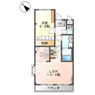 アンセスター【1階】の間取り