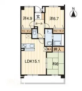 ホープTOMO【2階】の間取り