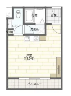 ボーベル西神島【4階】の間取り